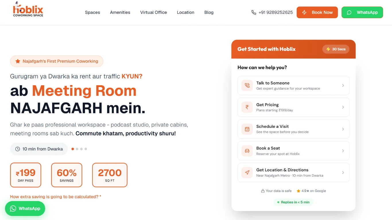 Hoblix Co-Working Space campaign preview